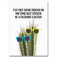 Personalised Met Some Pricks Card